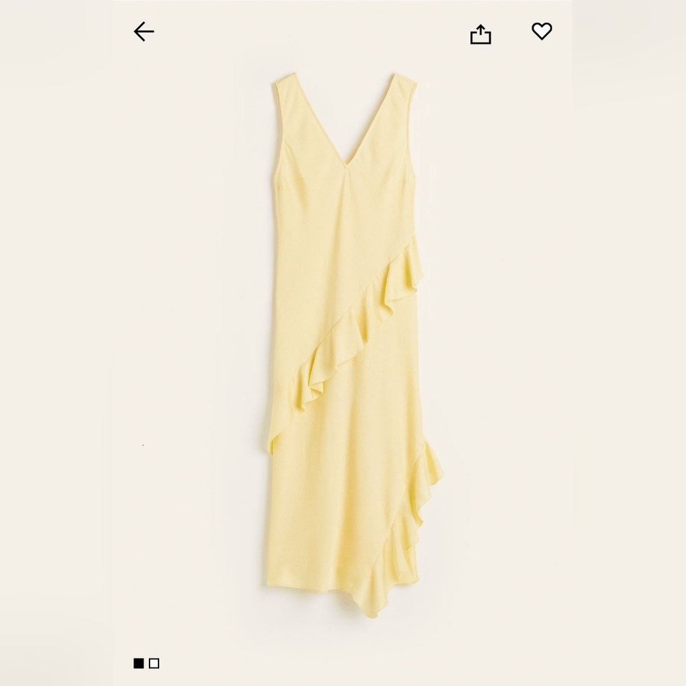 NWT Flounce Midi Dress